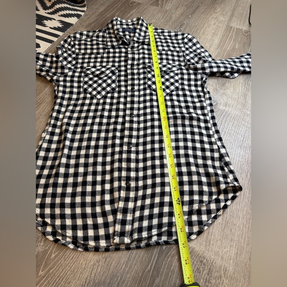 Polo Ralph Lauren Black White Buffalo Checks Size 6 - Picture 5 of 7